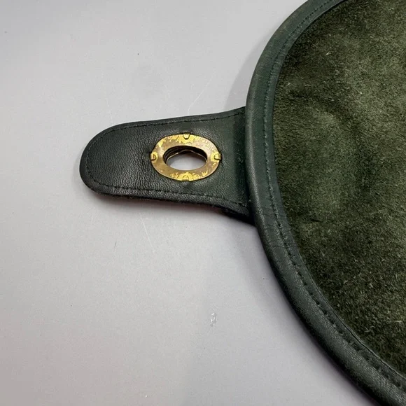 Coach 9943 Vintage Flap Backpack Bottle Green Leather - Picture 9 of 13